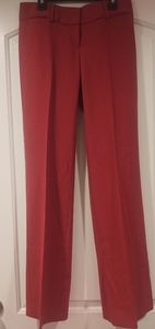 LOFT 0 Marisa Fit Trouser Pants Raspberry